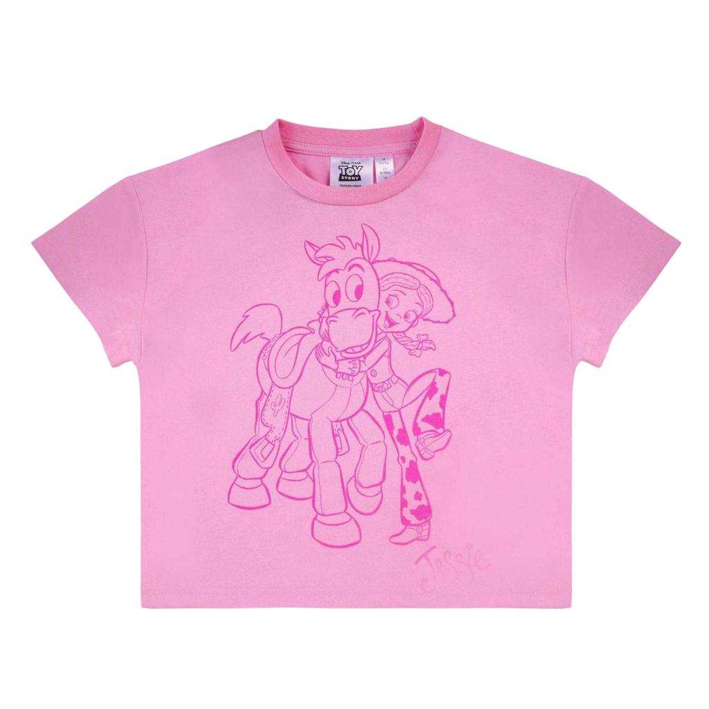 Toy Story Childrens/Kids Jessie & Bullseye Cotton Blend T-Shirt & Shorts Set