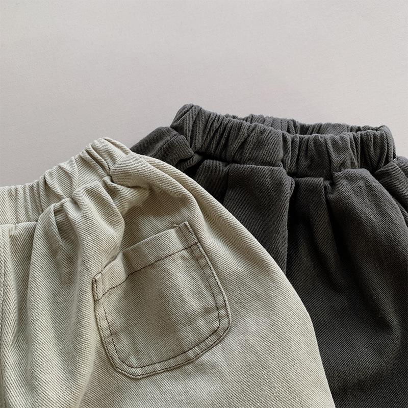 Boys and Girls Pants Loose Casual Wide Leg Harem Pants Baby Korean Stylish Outerwear Pants