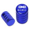 For Dacia Duster Logan Sandero Lodgy Dokker Stepway Mcv 2 Solenza La 4Pcs Metal Car Tire Valve Caps Wheel Dust Cover Accessories Stem Caps1