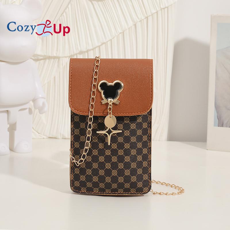 Útulná taška na telefon s přívěskem Up Star Minimalistická dámská taška na peněženku PU Zero