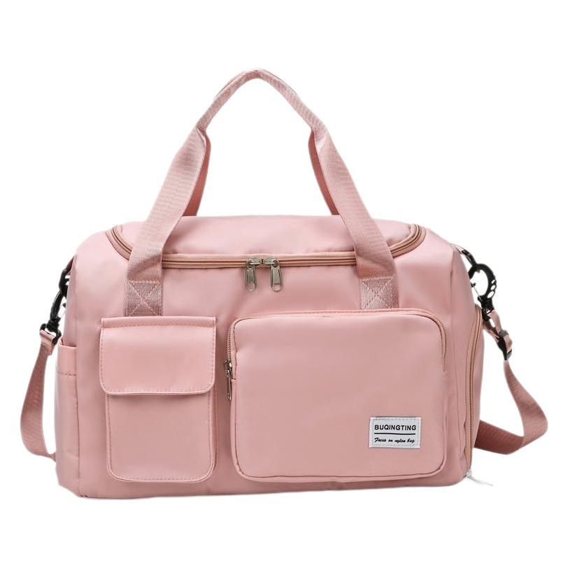 2024 Trendy Sports Gym Bag with Wet/Dry Separation, for Men & Women - Oxford Cloth, Handheld/Shoulder, Ideal for Travel & Swimming