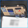 Car Sun Visor Point Type Multi-function Storage Bag Car Accessories For Mitsubishi Lancer Lancer ASX Outlander 2 3 Pajero Mirage Exzos Pajero 4