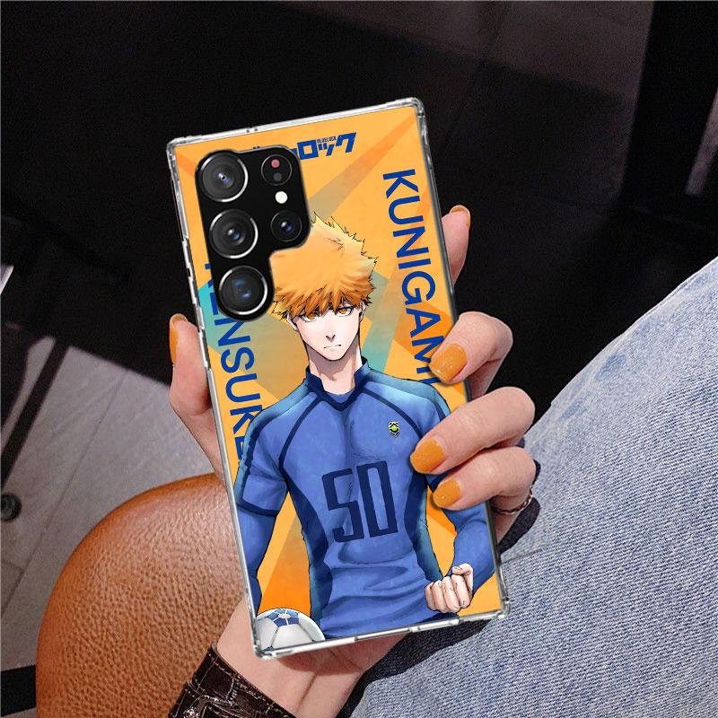 

Hot Anime Blue Lock Phone Case For Samsung Galaxy S24 S25 Edge S26 Ultra S23 S22 S21 Plus S20 FE + Personalized Print Cover Gala Samsung S25 Ultra