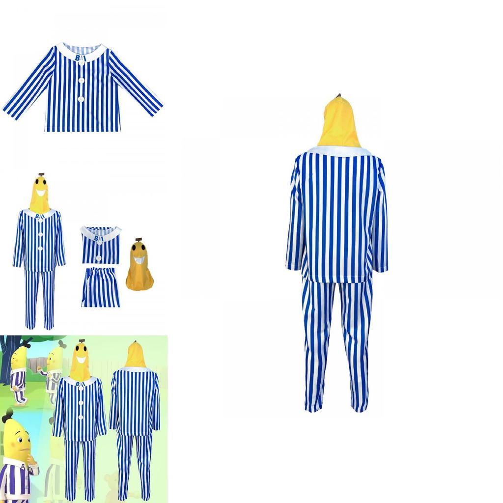 Halloweenský Cosplay Kostým pro Dospělé Unisex Pyžamo Banánový Muž Pro Hry Animaci Role Play A Divadelní Představení