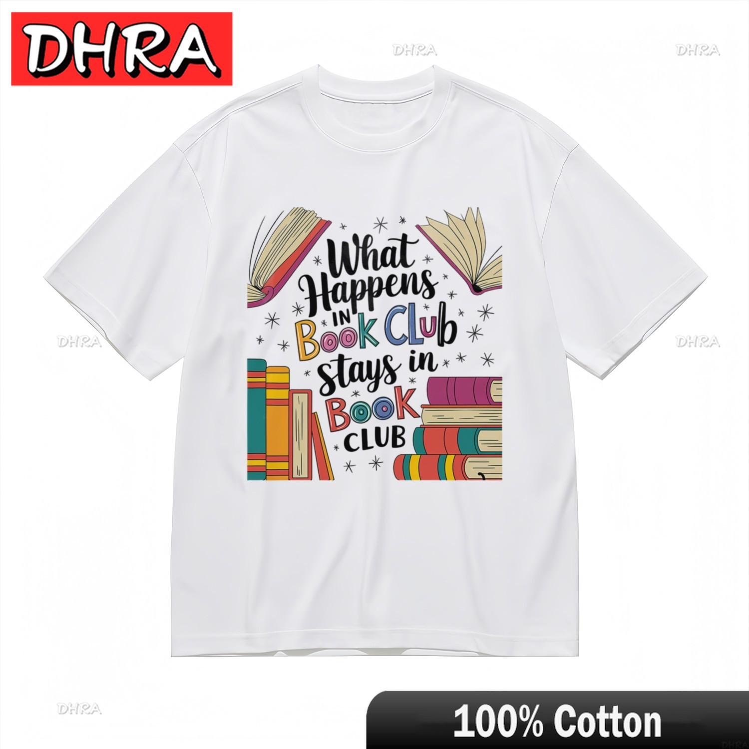 Womens Classic TShirt Colorful Book Stack Art Literary Print 100 Cotton Tee Graphic Edgy Casual Creative Tops Edgy Casual S