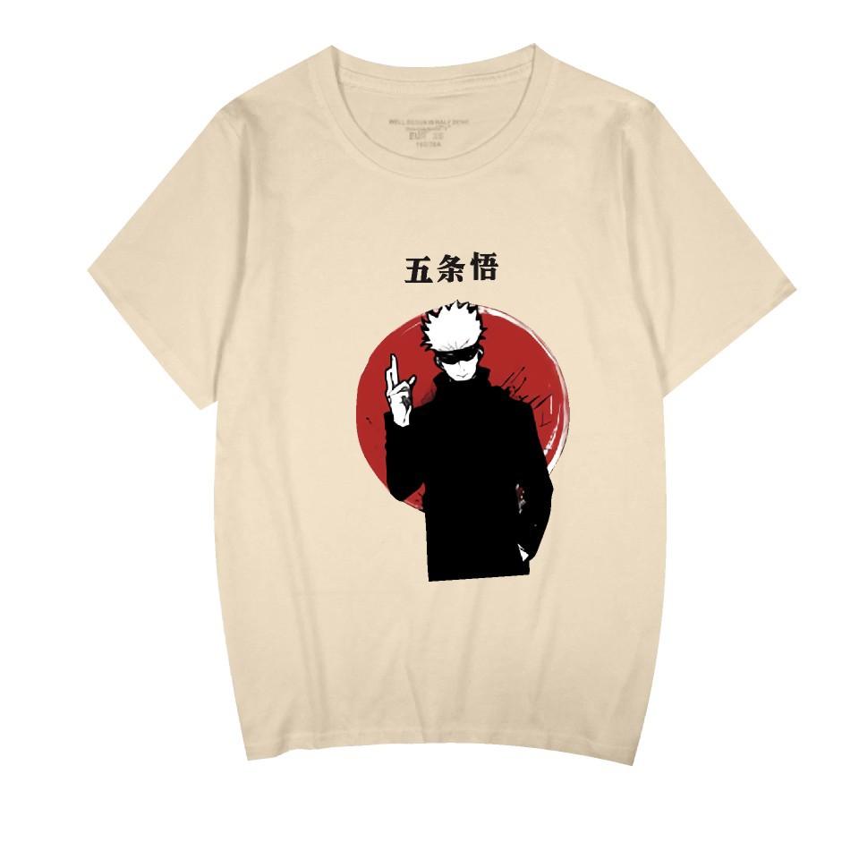 Jujutsu Kaisen Cartoon Tshirt Hip Hop Men Women Anime Print Top Tees Harajuku Tshirts Fashion Summer T-shirt