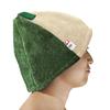 Sauna Hat In Nikkei Certified Imabari Large Prevents Hair Great Sauna Deep Sage Beige [totono] [Featured Trendy] Towel, Anti-fraying, Size, Damage,