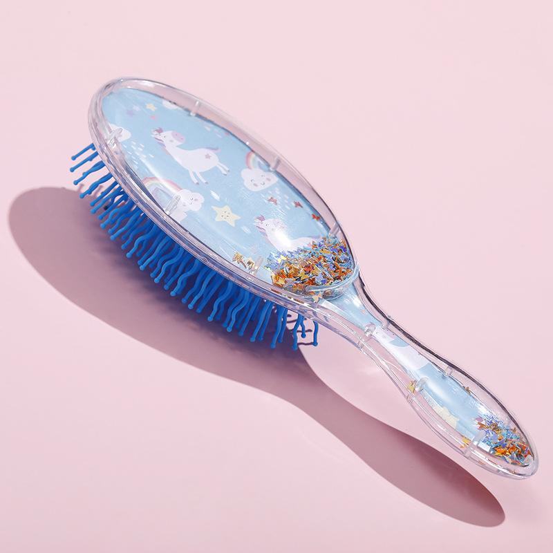 Bling Paddle Brush Cartoons Custom Paddle Hair Brushes ABS Massage Hair Extensions Brush