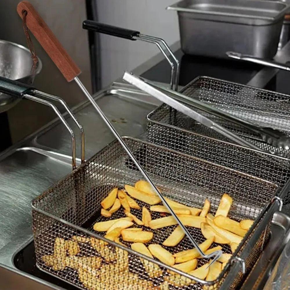 Robuster BBQ Fleischwender Haken Edelstahl Grill Kochwender Heim Grillparty
