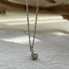 Melliv Silver Melting Around 5mm Pearl Necklace_mvn39