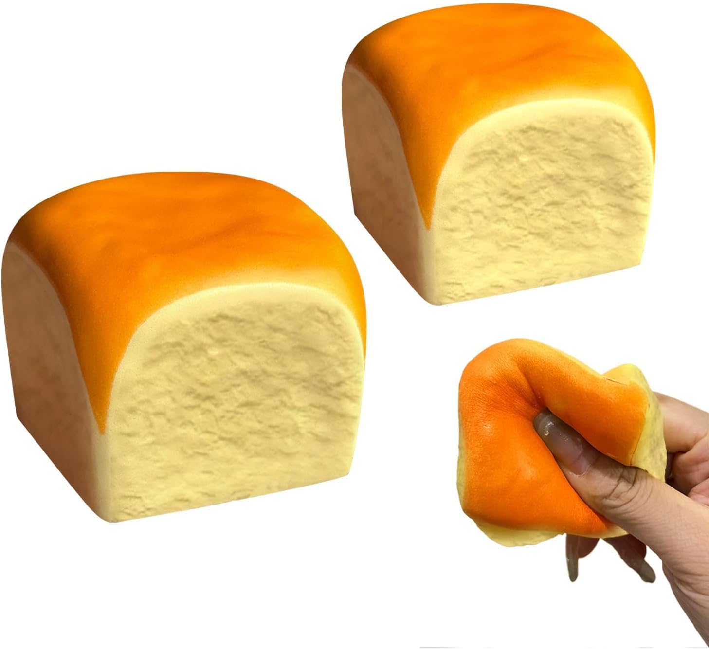 

Медленно поднимающийся сквиши, Сквиши Таба, Стресс-боллы, Снятие стресса и Непоседливые игрушки для СДВГ, Подарок-сувенир для вечеринки (Сливочное масло в стике - 1 шт.) 2pcs Hawaiian Rolls