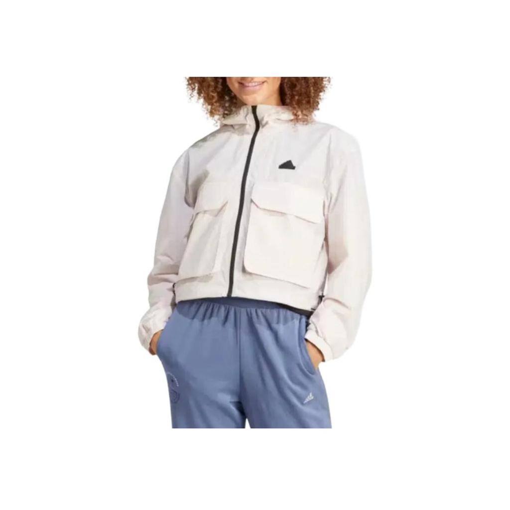 New adidas City Escape Lightweight Windbreaker 'Putty Mauve' IS0661