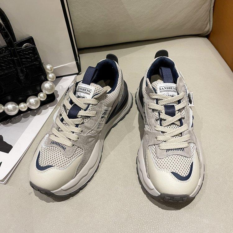 [Amano] Damen-Dad-Schuhe mit dicker Sohle 2025 neu Forrest-Gump-Schuhe atmungsaktiv und vielseitig lässige Sportschuhe ins Tide