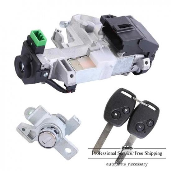 Ignition & Door Lock Cylinder Switch Assembly 2 Keys For 2005-2010 Honda ODYSSEY