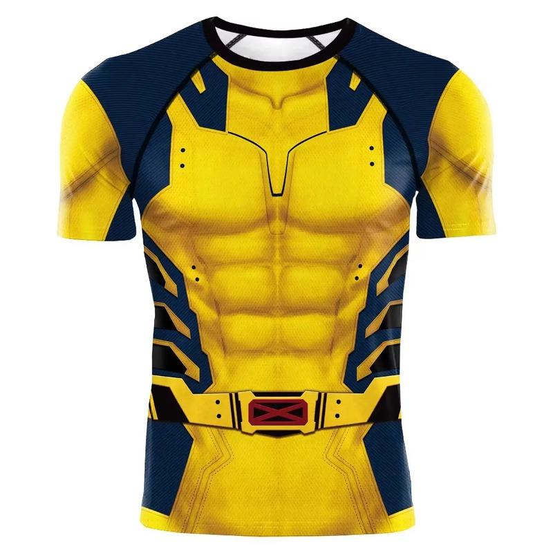 Men'S Plus Size 3D Printed Anime Manga Graphic T-Shirt - Japanese Art Style with