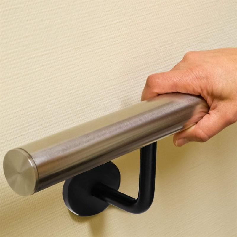 Curving Balustrade Support Brackets Durability Stair Railing Brackets for Staircases, Stair, Rail, Railings