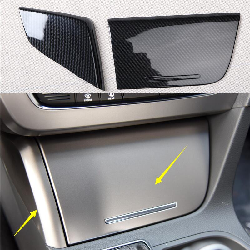 Carbon Fiber Car Gear Interior Panel Central Console Dashboard Trims Decoration for Hyundai Sonata Lf 2014 2015 2016 2017 2018 9