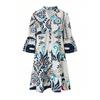 New Fashionable And Sexy Beach Date Temperament Evening Party Women'S Vacation Loose Casual Floral Short Dress