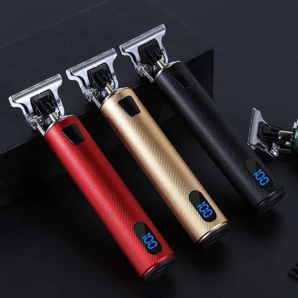 

Домашняя электрическая машинка для стрижки волос, парикмахерская, профессиональная электрическая машинка для стрижки волос с лысиной масляной головкой, персонализированная машинка для стрижки волос с однотонной резьбой