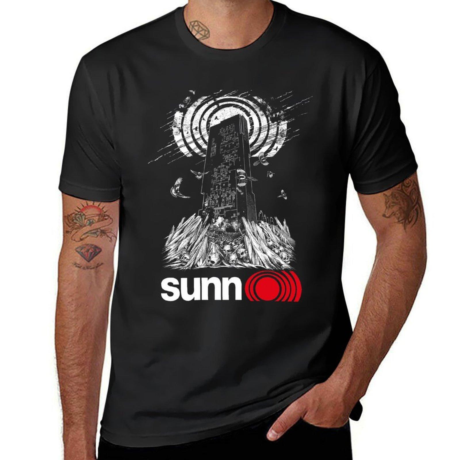 

Новий SUNN O))) Футболка чорна милі топи чоловічі великі та високі Чоловіки Жінки Круглий виріз Короткий рукав Бавовна Літо Оверсайз Хараджуку M