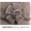 Knitted Rabbit Fur Middle Old Man Autumn Winter Old Man Hat Lady Winter Grandma Wife Warm Mom Hat Basin Hat