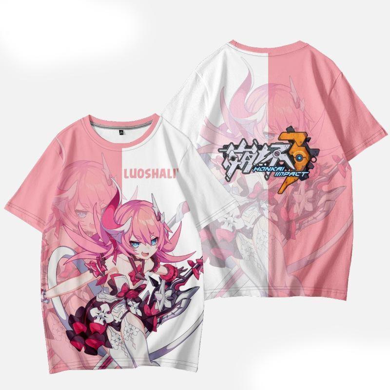 Games Honkai Impact 3rd T-shirts 3D Print Kid Anime Tee Men Women Short Sleeve O-Neck T Shirt Harajuku Cosplay Y2k Tops Clothing