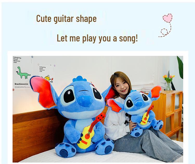 New Stitch Guitar Plush Toy - Lilo & Stitch Claw Machine Exchange Birthday Gift