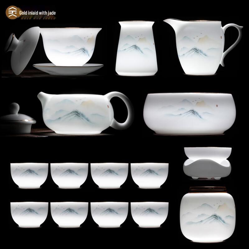 High-End Ceramic Gongfu Tea Set