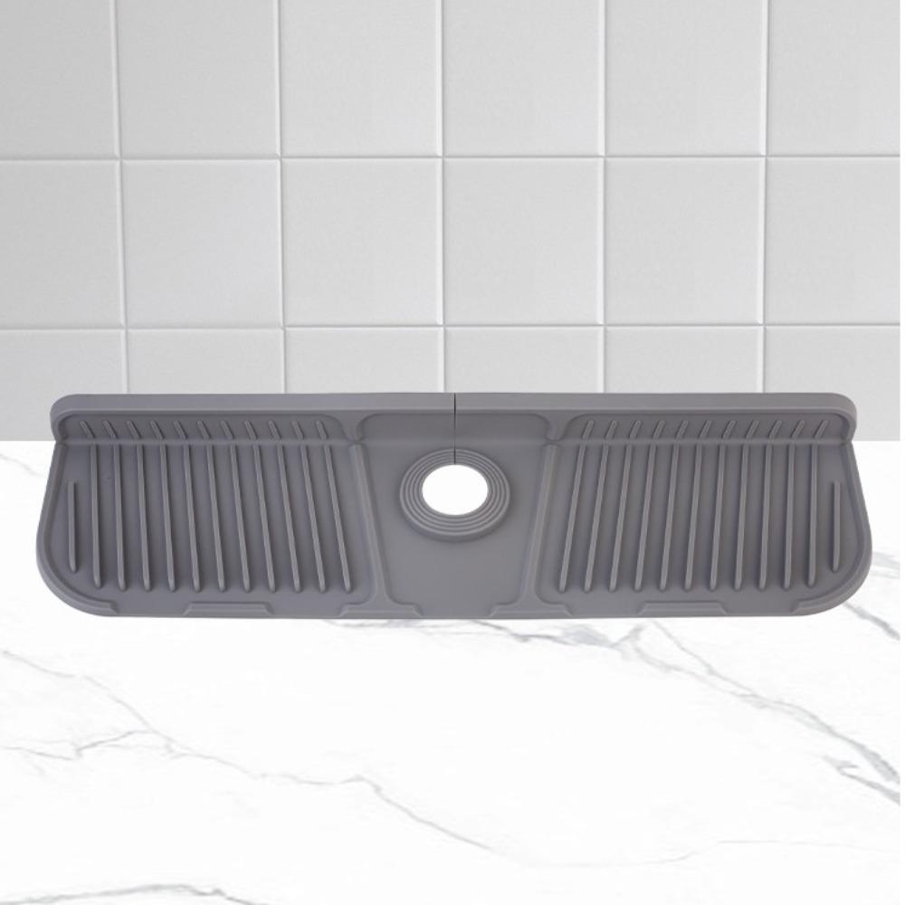 Faucet accessories Water Catcher Mat Silicone Sink Splash Pad Durable Faucet Mat  Kitchen Bathroom