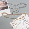 Metal Flower Waist Chain Retro Versatile Belt Women'S Dress Suit Jeans Decoration Waistband Clothing Accessories