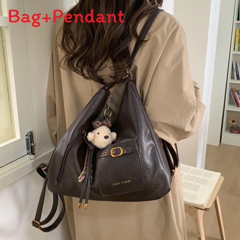 Urban Minimalist Pu Large Tote Bag With Zipper Closure For Daily Use