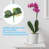 3pcs Faux Orchid Leaves 5 Petals Artificial Leaf with Stems Plastic Grass Artificial Plants Simulation Leaves Decorative Flowers