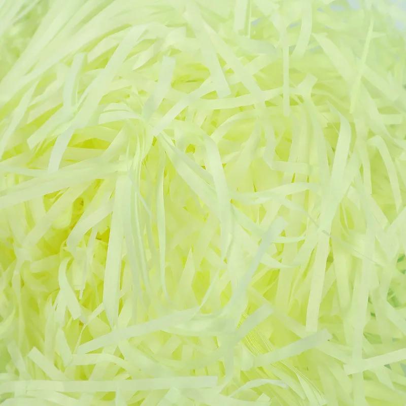 100/200g Colorful Raffia Shredded Paper Candy Boxes DIY Gift Box Filling Material Tissue Party Gift Packaging Filler Decor