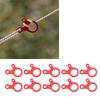 3 Holes Rope Tensioner Guy Line Cord Tightening Adjusters for Tent Camping Hiking Backpacking Outdoor Activity