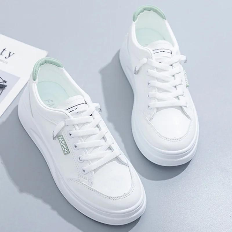 Spring Autumn New Round Toe Comfortable Casual Sports Shoes for Women Fashionable and Elegant Anti Slip Student Running Shoes