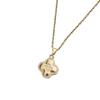 Luxurious Four-Leaf Clover Necklace for Women – Gorgeous Diamond Pendant, Colorfast Titanium Steel.