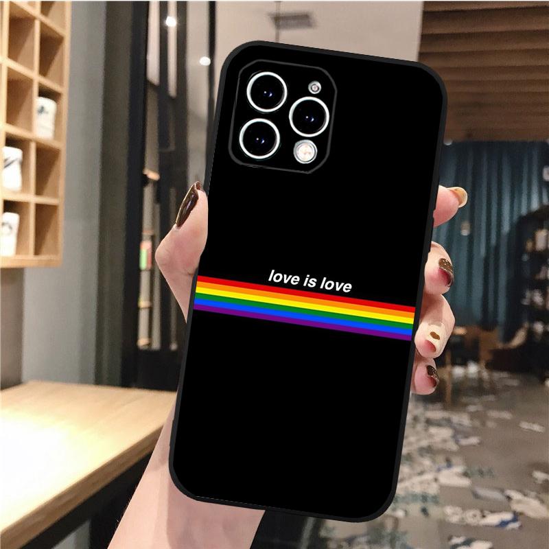 Phone Case For iPhone 17 Pro Max Air 16 15 14 13 Pro Max 15 16 Pro 15Plus Gay Lesbian LGBT Love Mobile Phone Case Funda