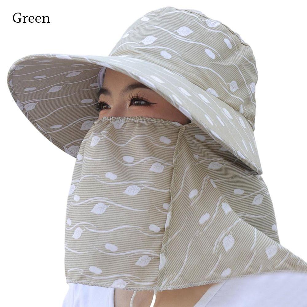 Fishing Hunting Hiking Summer Wide Brim Sun Hat UV Protection Hats Protective Cover Visor Caps