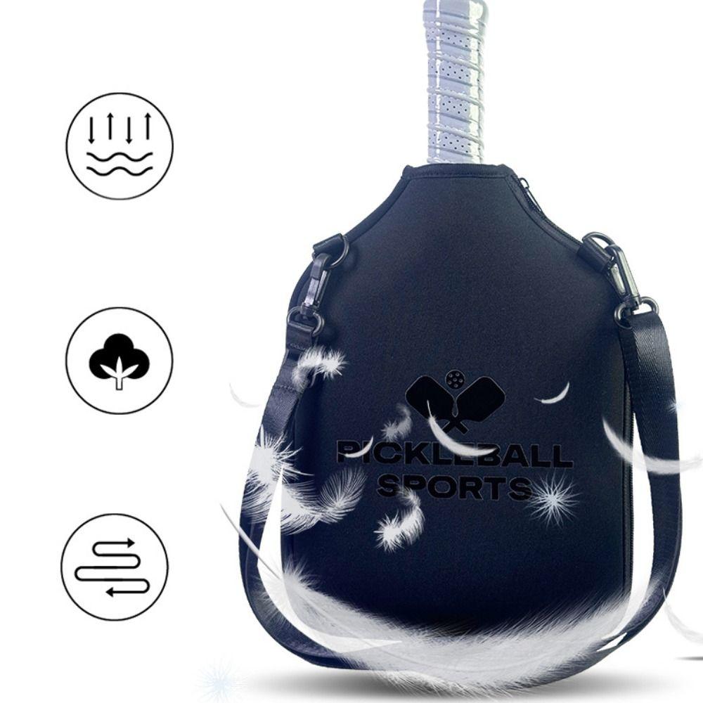 Wasserdichte Pickleball-Schläger-Umhängetasche Neopren-PickleBall-Paddel-Hülle