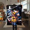 1 pièce Couverture en Flanelle avec Impression Son Goku, Haute qualité Toutes Saisons, Décoration de Maison, Chaleur et Confort, Parfait pour les Cadeaux de Noël