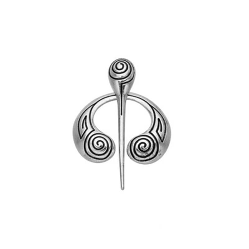 New Fashion Women Hand Forged Medieval Norse Runic Viking Jewelry Vintage Wulflund Belt Buckles Viking Cloak Brooch Cloak Pin