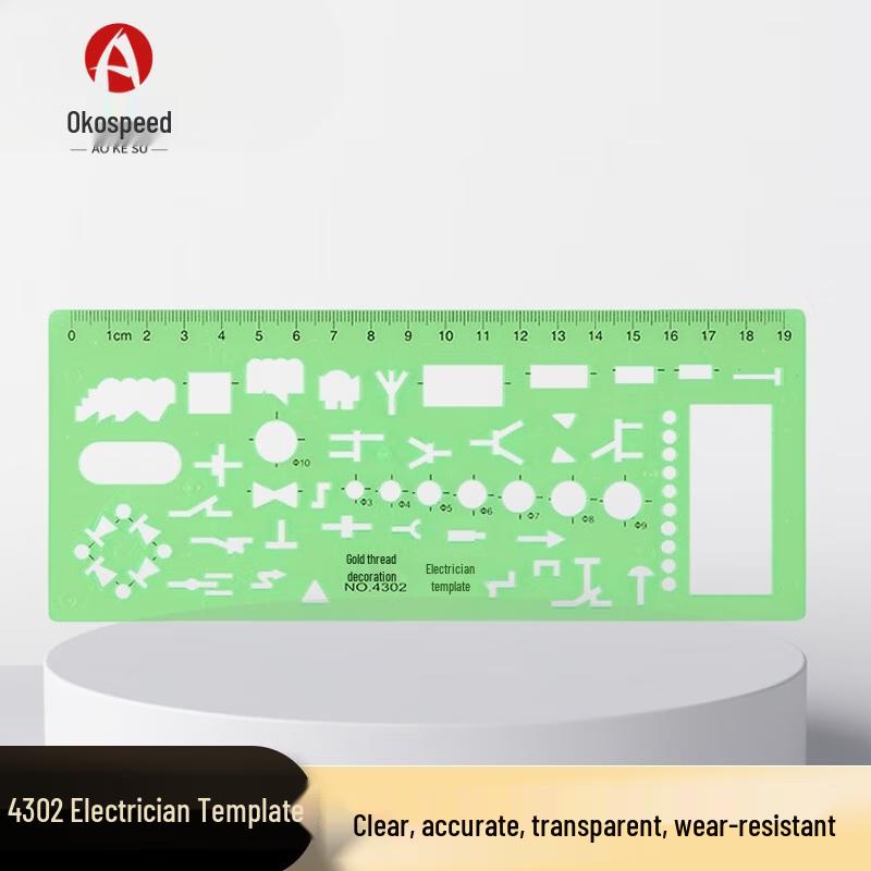 Aokesu Multifunctional Drafting Template Ruler