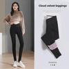 Women's High-Waisted Super Thick Velvet Leggings - Warm Winter Outerwear