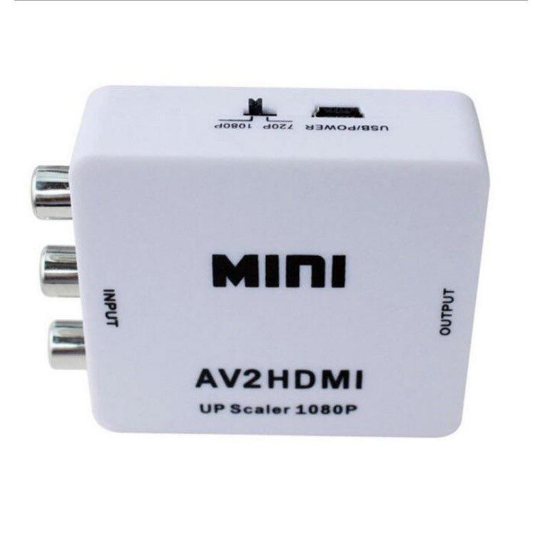 

AV до HDMI HD Конвертер RCA до HDMI Адаптер AV2HDMI білий