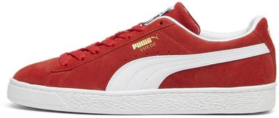 Red/white Suede Classic Sneakers for All Time