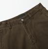 Yongfang Unisex Retro Workwear Jeans - Loose, Trendy Wide Leg Saber Pants