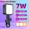 Portable LED Selfie Light for iPhone for Samsung Mobile Phone Laptop Clip Rechargeable Flash Fill Photo Video Photography Lamp
