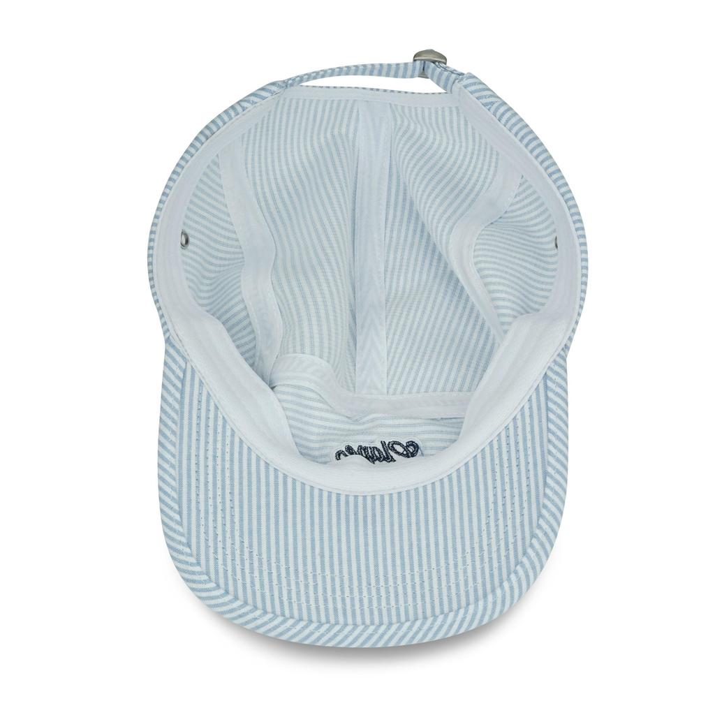 Clape Plus Size Striped Flat Embroidered Adjustable Jet Cap for Sun Perfect for Outdoor and Driving Men's 5-Panel Cap, Lightweight, Breathable, Brim,