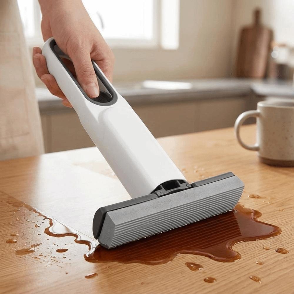 Sponge Absorbent Handheld Mop No-Rinse Sponge Head Mop Easy Clean Lazy Mop  Shower