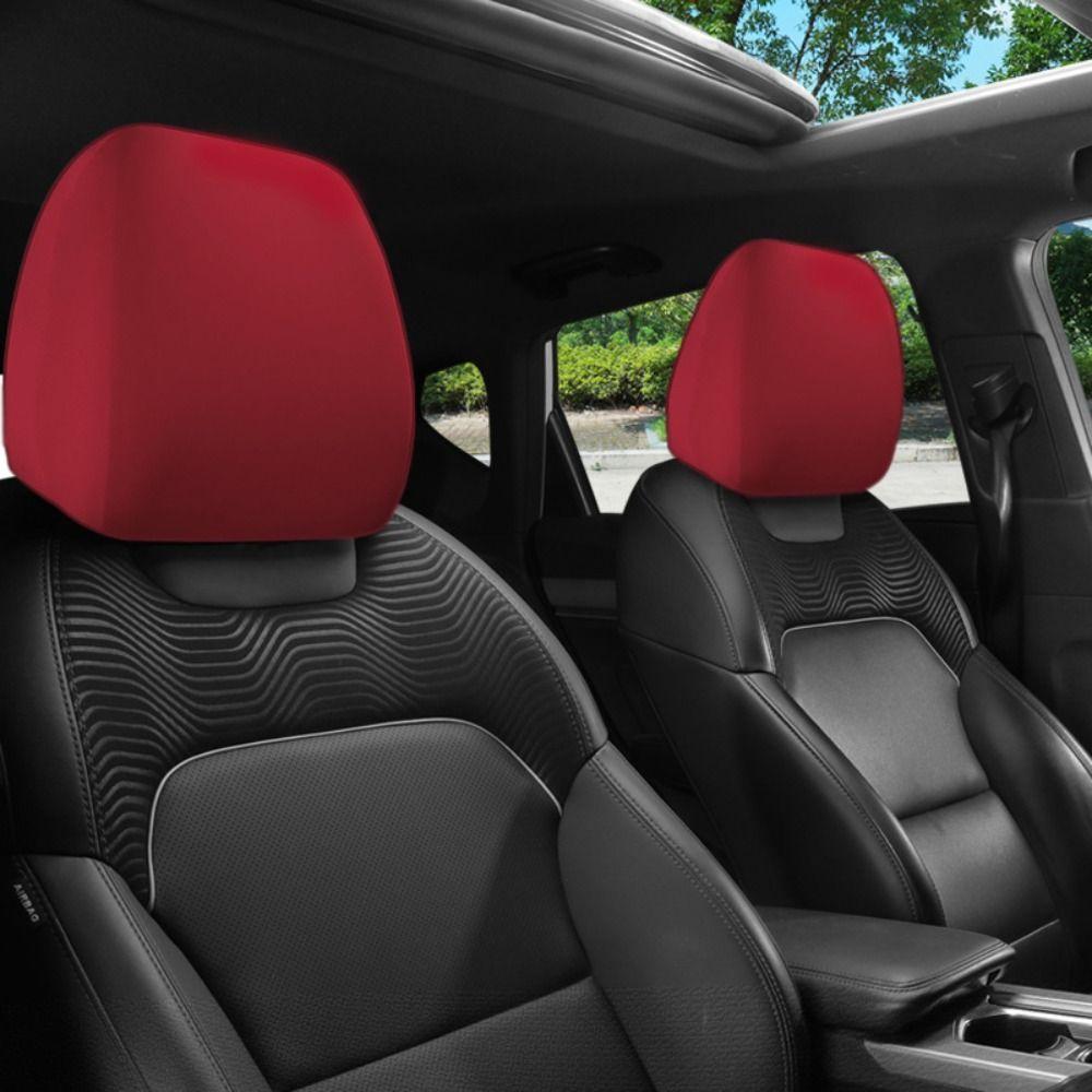 Non-Slip Car Headrest Cover Elastic Car Interior Accessories Universal Seats Cover